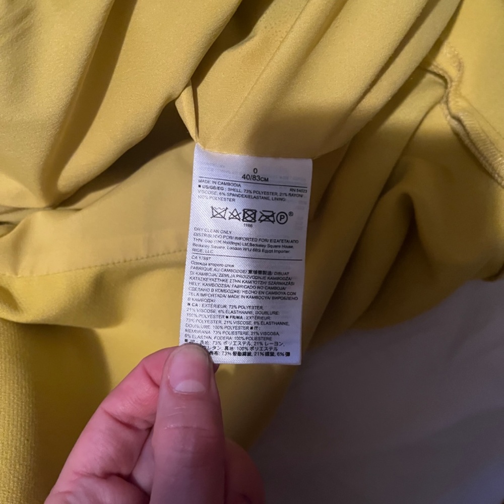 LIKE NEW: YELLOW DRESS - Picture 7 of 12